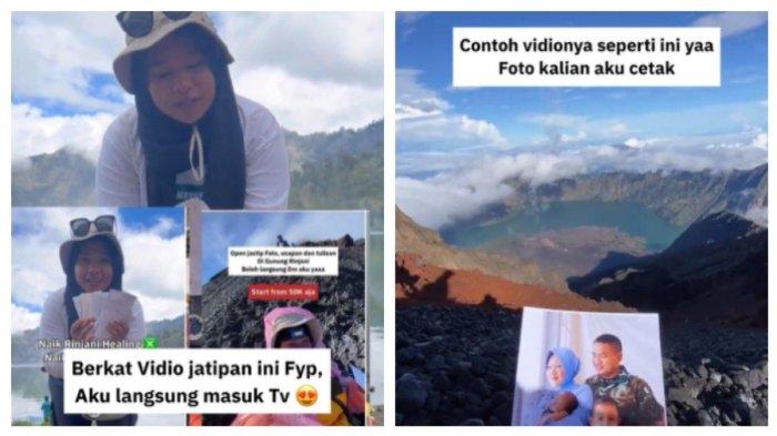 SOSOK Riska, Buka Jastip Bikin Ucapan di Puncak Gunung, Bisa Kantongi Rp10 Juta Sekali Mendaki