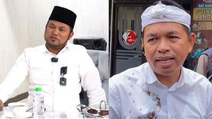 GUBERNUR KONTEN - Inilah sosok Rudy Mas'ud Gubernur Kalimatan Timur (kiri) yang disorot usai menyebut Dedi Mulyadi (kanan) gubernur konten.