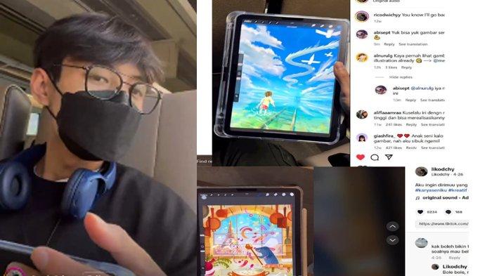 SOSOK Selebgram Rico Dwichy, Diduga Kerap Plagiat Karya Seni Artis Lain, Pihak Kampus Beri Sanksi