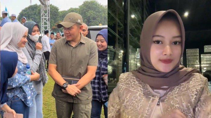 SOSOK Vina Nur Elisa, Gadis Cantik Ditatap Tajam Mayor Teddy, Videonya Viral Ditonton 41 Juta Kali