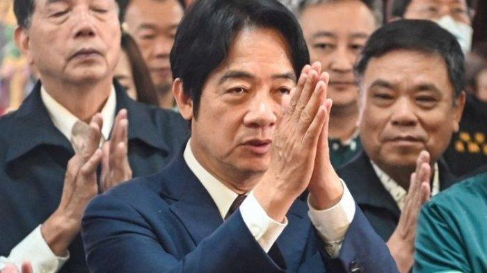 Presiden Terpilih Taiwan William Lai dari Partai Progresif Demokratik (DPP) yang juga menjabat Wakil Presiden Taiwan saat ini, ketika berkampanye di Taoyuan pada 16 November 2023.
