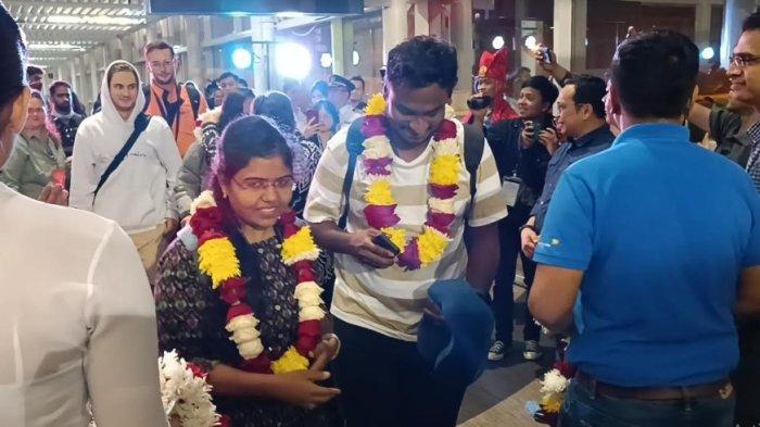 Sambutan wisatawan mancanegara India dari Bandara Chennai (MAA) menuju Bandara Internasional Kualanamu (KNO).