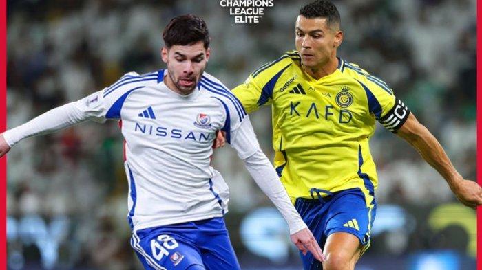 DUEL - Sandy Walsh (kiri) bakal bentrok Cristiano Ronaldo. Klubnya Sandy Walsh Yokohama F Marinos bertemu Al Nassr di perempat final Liga Champions Asia Elite 2024-2025.
