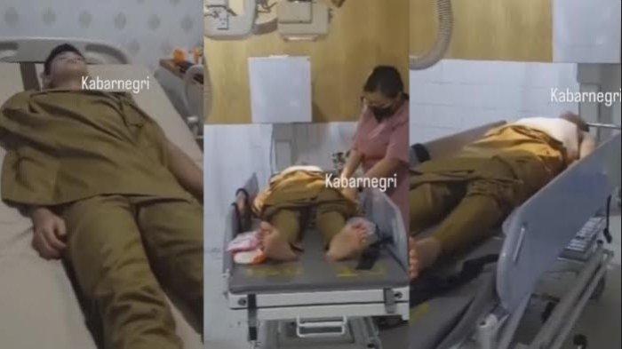 Sejumlah alumni IPDN yang tengah magang di kantor Badan Kepegawaian Daerah (BKD) Lampung dianiaya seorang ASN.