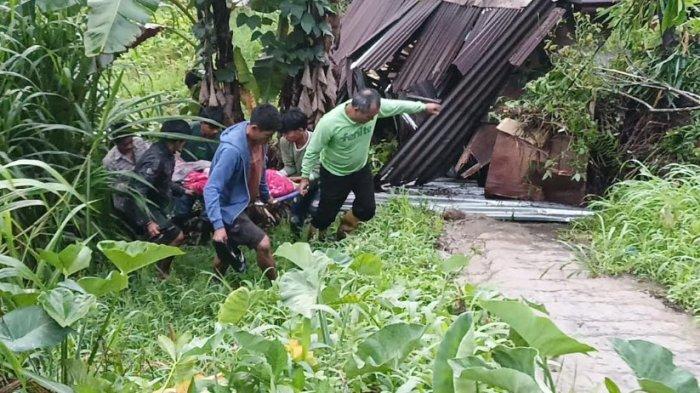 GEMPA TAPUT: Sejumlah fasilitas umum dan rumah warga terdampak gempa bumi yang terjadi pada hari ini, Selasa (18/3/2025) di Tapanuli Utara.