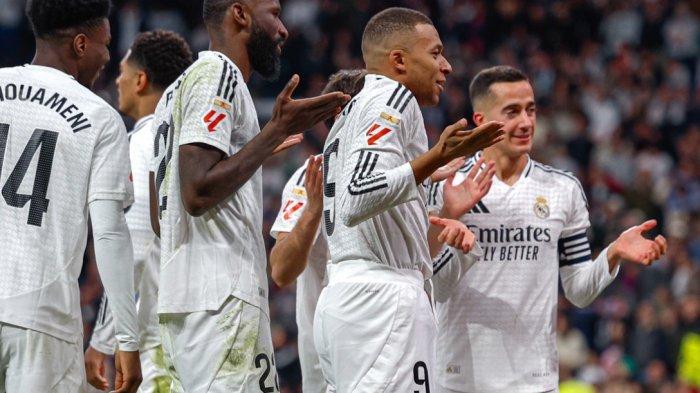 Real Madrid sukses membungkam Sevilla dengan skor besar 4-2 di Santiago Bernabeu, Madrid, Minggu (22/12/2024).