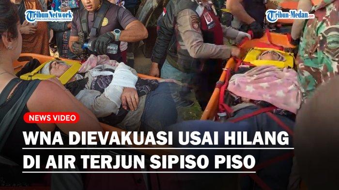 Sempat Hilang di Air Terjun Sipiso-Piso, Wisatawan Asal Prancis Berhasil Dievakuasi
