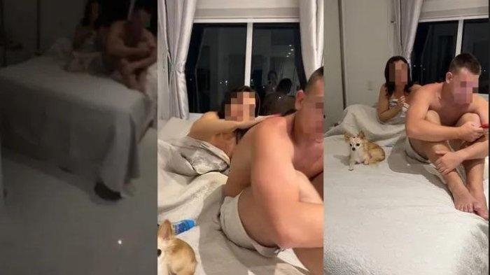 CALON IBU MERTUA CANTIK NAN SEKSI: Viral di media sosial seorang ibu yang masih muda dan cantik terciduk berdua bersama kekasih putrinya di atas ranjang kamar. (Sanook)