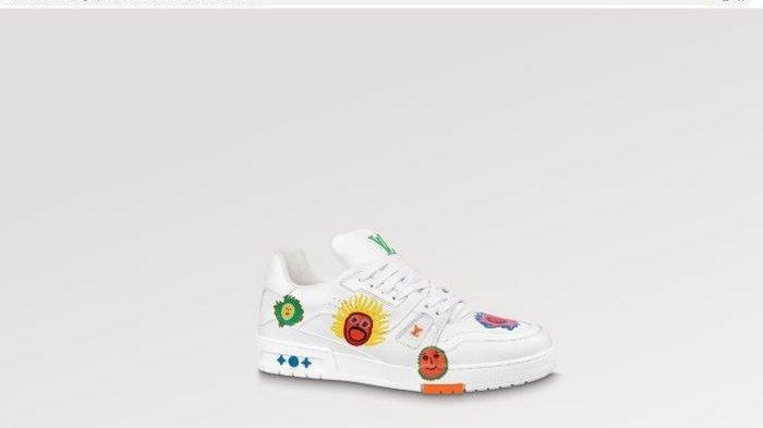 Sepatu 1ABD3G Louis Vuitton yang dikenakan Lionel Messi.