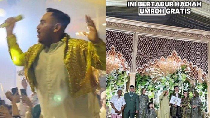 Sosok Mawaddah Ilona dan Adam pengantin viral di Gresik hadiahi tamu 13 paket umrah, undang pedangdut Nassar