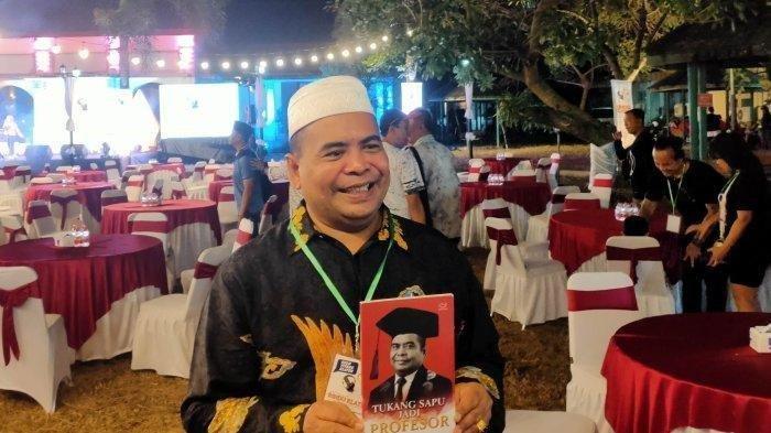 Prof Paiman Raharjo saat ditemui di acara syawalan telat Rindu Klaten di Pabrik Gula Gondang, Jogonalan Klaten, Sabtu (27/5/2023).