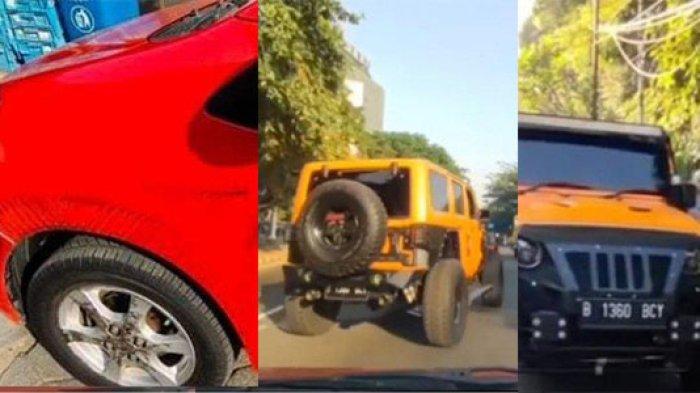 Sosok pengemudi Rubicon yang kabur usai menyerempet mobil Alya ternyata seorang anggota polisi.