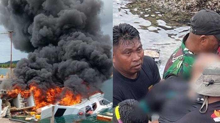 Speedboat Cagub Maluku Utara Terbakar Saat Mau Kampanye, 2 Orang Meninggal, Terdengar Ledakan