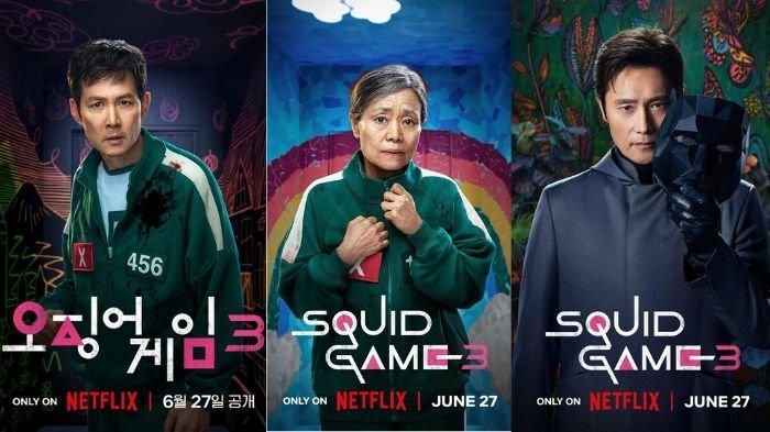 TAYANG HARI INI- Serial Squid Game Season 3 tayang hari ini, Jumat (27/6/2025). Penayangannya tepat pada 1 Suro 2025 atau Tahun Baru Islam.