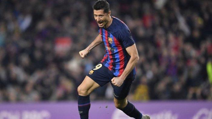 Striker Barcelona asal Polandia Robert Lewandowski