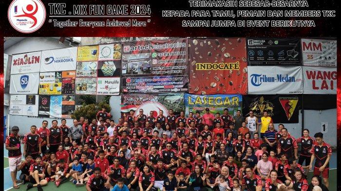 Suasana TKC Mix Fun Game 2024 yang berlangsung meriah di Jalan Talaud, Pusat Pasar Medan, Minggu (2/6/2024). Event ini diikuti 14 tim kategori enjoy dan 10 tim kategori happy.