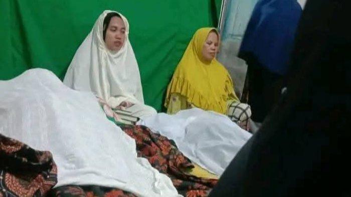 Suasana rumah duka yang berada Jalan Palembang, Kelurahan Rambung Timur, Kecamatan Binjai Selatan, Kota Binjai, Sumatera Utara, seusai kedua jenazah dimakamkan, Kamis (16/1/2025).