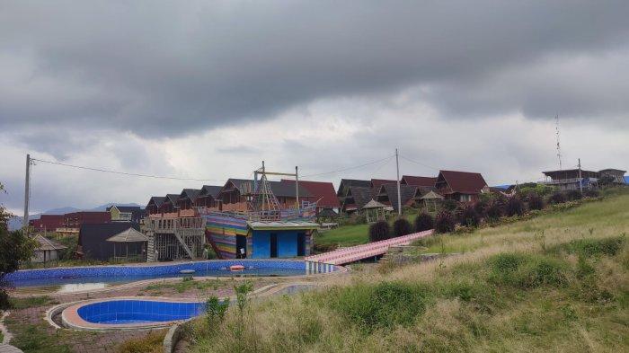 Suasana terkini di kawasan wisata Siosar yang semakin ditinggal wisatawan.