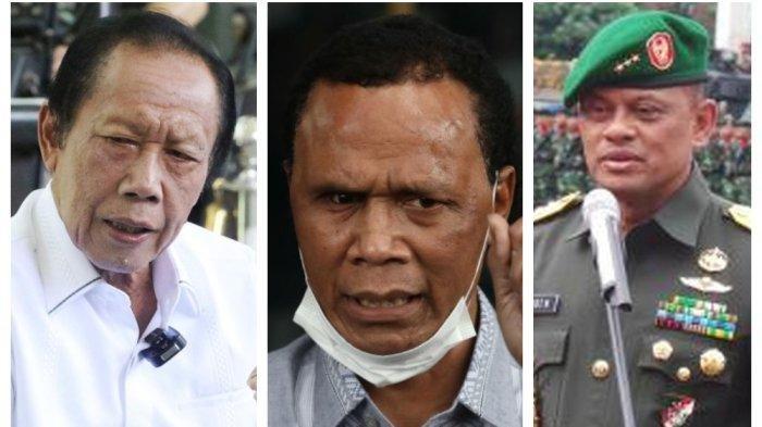 SUTIYOSO DIHINA- Kolase Foto Sutiyoso, Hercules dan Gatot Nurmantyo. Sutiyoso dihina, Mantan Panglima TNI, Jenderal (Purn) Gatot Nurmantyo marah besar kepada Ketua Umum GRIB JAYA, Hercules. Ini pernyataannya.