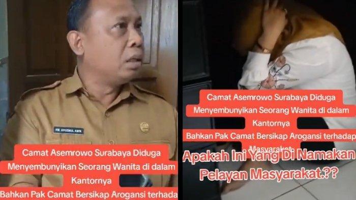TERKUAK Sosok Wanita yang Sembunyi di Kolong Meja Camat Asemrowo, Ternyata Istri Anggota Satpol PP 