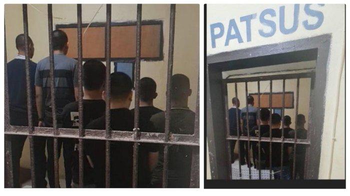 Dari 10 anggota polisi yang diperiksa Propam, 7 oknum anggota Polres Polewali Mandar (Polman), Sulawesi Barat (Sulbar) dikenakan penempatan khusus (patsus). Ketujuh polisi tersebut menjalani patsus di Polda Sulbar terkait tewasnya tahanan RN yang dituduh mencuri biji kakao. (Istimewa)