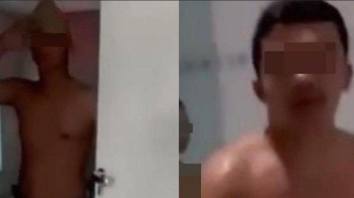 Tangkapan layar istri muda pergoki suaminya selingkuh dengan saudara laki-lakinya di kamar hotel. Wanita tersebut menangis saat tahu saudara laki-lakinya adalah selingkuhan suaminya.