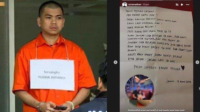Tersangka Pembunuhan Dante Tulis Surat dari Dalam Penjara, Yudha Arfandi Curhat Rindu Anak