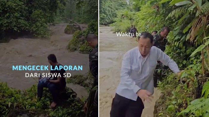 Tim Sekretariat Kabinet (Setkab) di bawah perintah Seskab Teddy Indra Wijaya telah meninjau langsung lokasi Sekolah Dasar 078481 Uluna'ai Hiligo'o, Kecamatan Idanogawo, Kabupaten Nias, Sumatera Utara, Sabtu (18/1/2025). (IG)