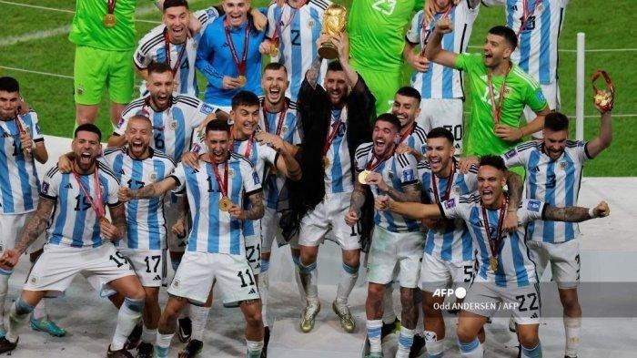Timnas Argentina Juara Piala Dunia 2022 di Qatar