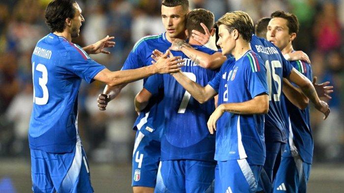 Timnas Italia menang di laga persahabatan melawan Bosnia skor 1-0 jelang EURO 2024, Minggu (9/6/2024)