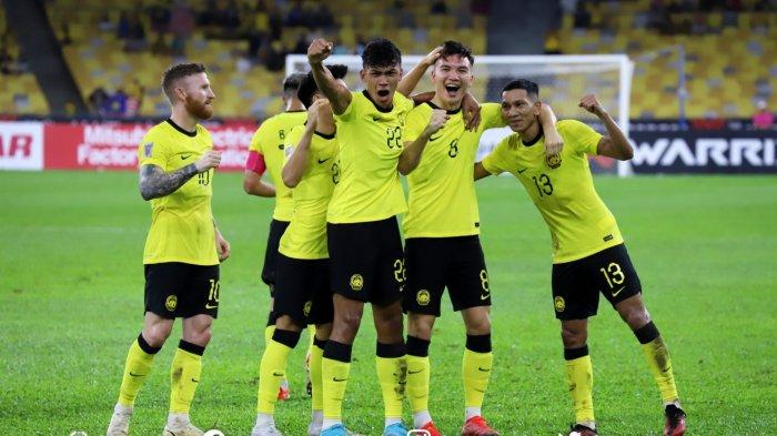 Timnas Malaysia menang pesat gol ke gawang Laos pada penyisihan grup Piala AFF 2022, Sabtu (24/12/2022)