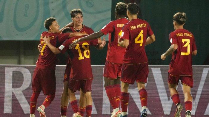 Timnas U-17 Spanyol membuka perjalanannya di Grup B Piala Dunia U-17 2023 dengan kemenangan 2-0 dari Kanada, pada Jumat (10/11) kemarin malam.