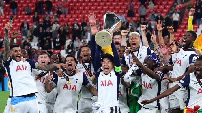 JUARA LIGA EROPA - Tottenham Hotspur berhasil juara Liga Eropa 2024-2025.