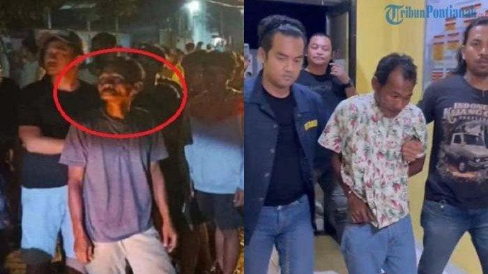 IKUT CARI KORBAN - Tangkapan layar AB, pelaku hilangnya balita Rafa Fauzan di kota Singkawang saat ikut berpura-pura mencari keberadaan balita itu pada Selasa 10 Juni 2025 malam di sekitaran Gang Kapas, Jalan RA Kartini, Sekip Lama, Singkawang Tengah. Ia kini ditangkap karena melakukan pembunuhan karena sakit hati ke pengasuh korban
