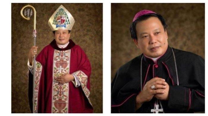 Uskup Surabaya Mgr Vincentius Sutikno Wisaksono meninggal dunia pada Kamis (10/8/2023). (Tribunnews.com)