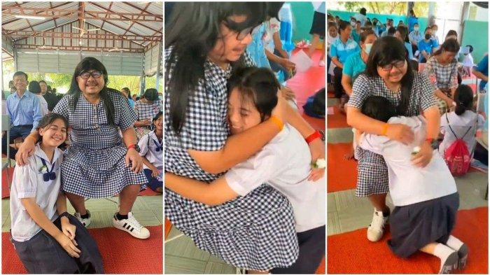 VIRAL Anak Nangis Lihat Ayah Dandan Jadi Wanita Datang ke Sekolah, Fakta di Baliknya Buat Terharu