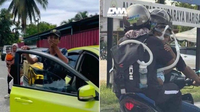 VIRAL Bayi 11 Bulan Pakai Alat Bantu Napas Dibonceng Pakai Motor, Ayahnya Kini Dapat Bantuan Mobil