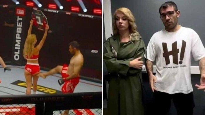 VIRAL Bintang MMA Dikeroyok Penonton Usai Tendang Pantat Ring Girl, Kini Kena Larangan Seumur Hidup