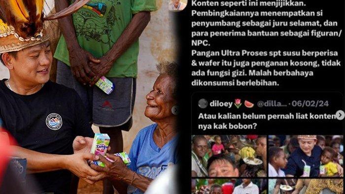VIRAL Bobon Santoso Dikritik Usai Buat Konten Bagi Makanan di Papua, Beri Balasan Menohok: Ga Peduli
