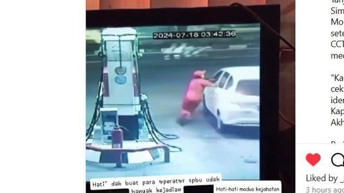 VIRAL Diduga tak Mau Bayar, Mobil Kabur Usai Isi BBM, Petugas Sampai Terseret dan Jatuh di Jalan