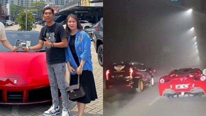 VIRAL Ferrari Kebut-Kebutan di Jalan, Ternyata Suami Owner Daviena Skincare: Bukan Balapan Liar