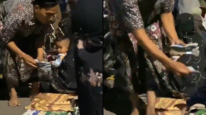Viral Jemaah masjid dapat uang Rp 50 ribu usai sholat tarawih, dikasih sarung, baju hingga sembako.