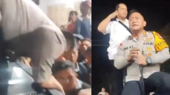 VIRAL Kapolres Binjai Berlutut di Depan Warga Demi Selamatkan Nyawa Pencuri Motor dari Amukan Massa