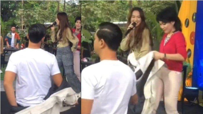 VIRAL Momen Celana Happy Asmara Robek saat Manggung, Aksi Ayu Ting Ting dan Surya Insomnia Dipuji