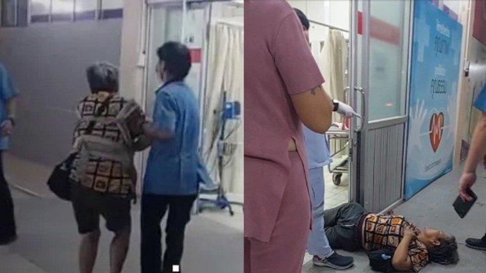 VIRAL Nenek Bawa Cucu ke RS Usai Jadi Korban Tabrak Lari, di Depan IGD Pingsan, tak Sadar Kaki Patah