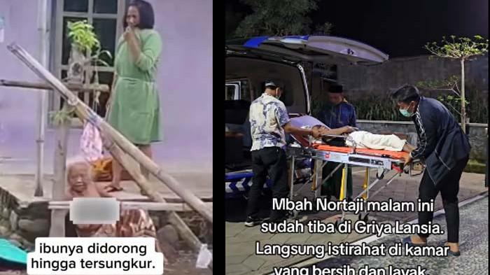 Video yang diunggah oleh pendiri Griya Lansia Malang, Arief Camra di Tiktok @ariefcamra pada Jumat (25/7/2025) yang menampilkan Nenek Nortaji diusir anaknya. Lansia asal Probolinggo, Jawa Timur itu dievakuasi oleh yayasan Griya Lansia Malang.