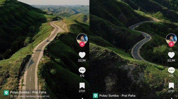 VIRAL Pemandangan Jalan Tercantik di Pulau Sumba, Bikin Betah Perjalanan, Gak Ada Lawan