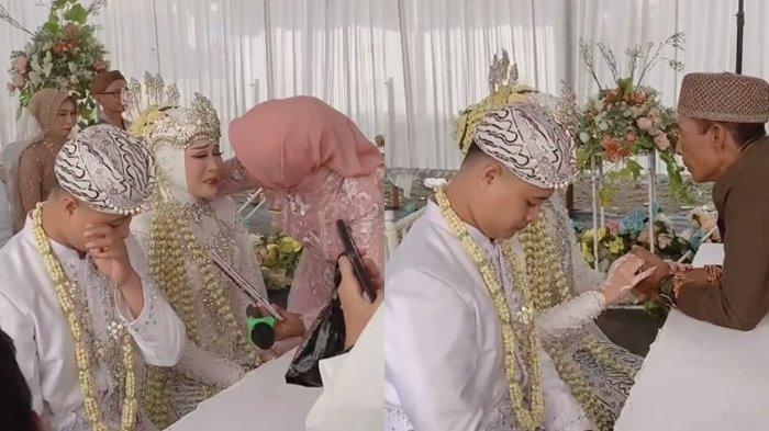 VIRAL Pengantin Wanita Nangis Baju Untuk Ayahnya Malah Dipakai Ayah Tiri, Suasana Akad Jadi Sedih