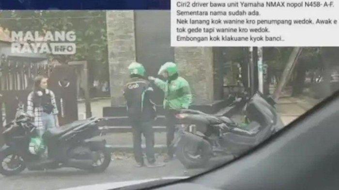 VIRAL Pengemudi Ojol Ludahi Calon Penumpang Wanita, Marah Orderan Dibatalkan Usai Terobos Macet