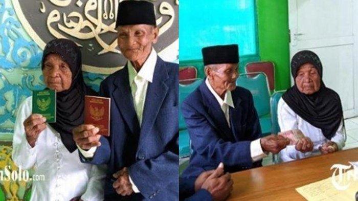 VIRAL Pernikahan Pria 64 Tahun dan Wanita 89 Tahun, Cinta Bersemi saat Cari Rumput, Kenal 2 Tahun.